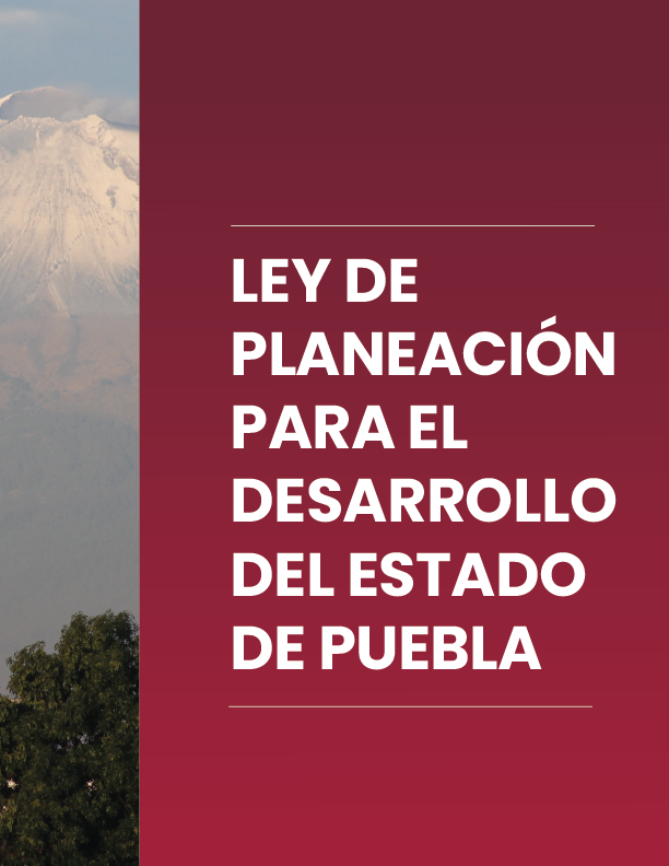 Portada de Documento Ley de Planeación para el Desarrollo del Estado de Puebla